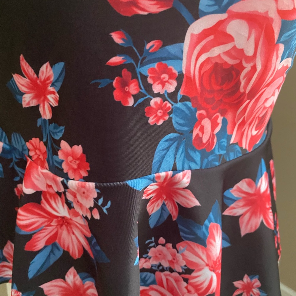 Bathing suit Top Size L Strapless Floral - Picture 7 of 13